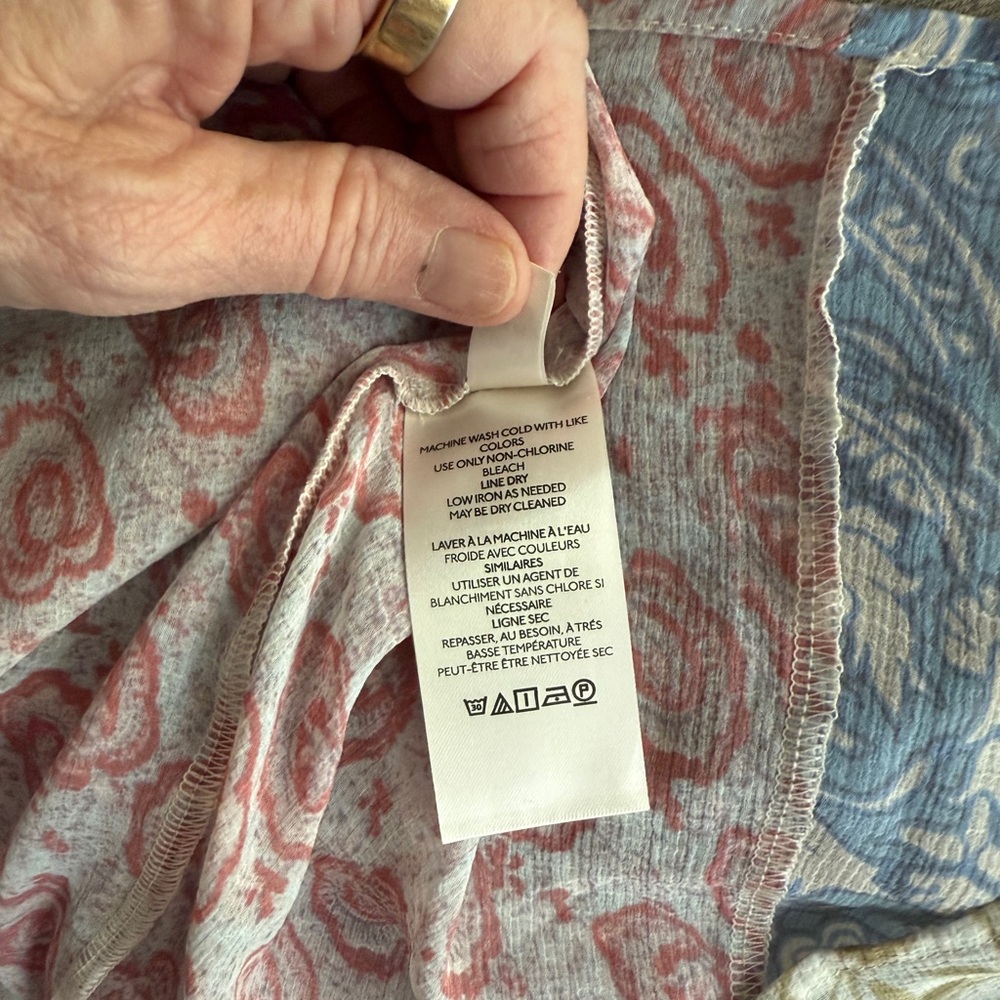 Free People Merrie Mix Print Tunic - Picture 6 of 6